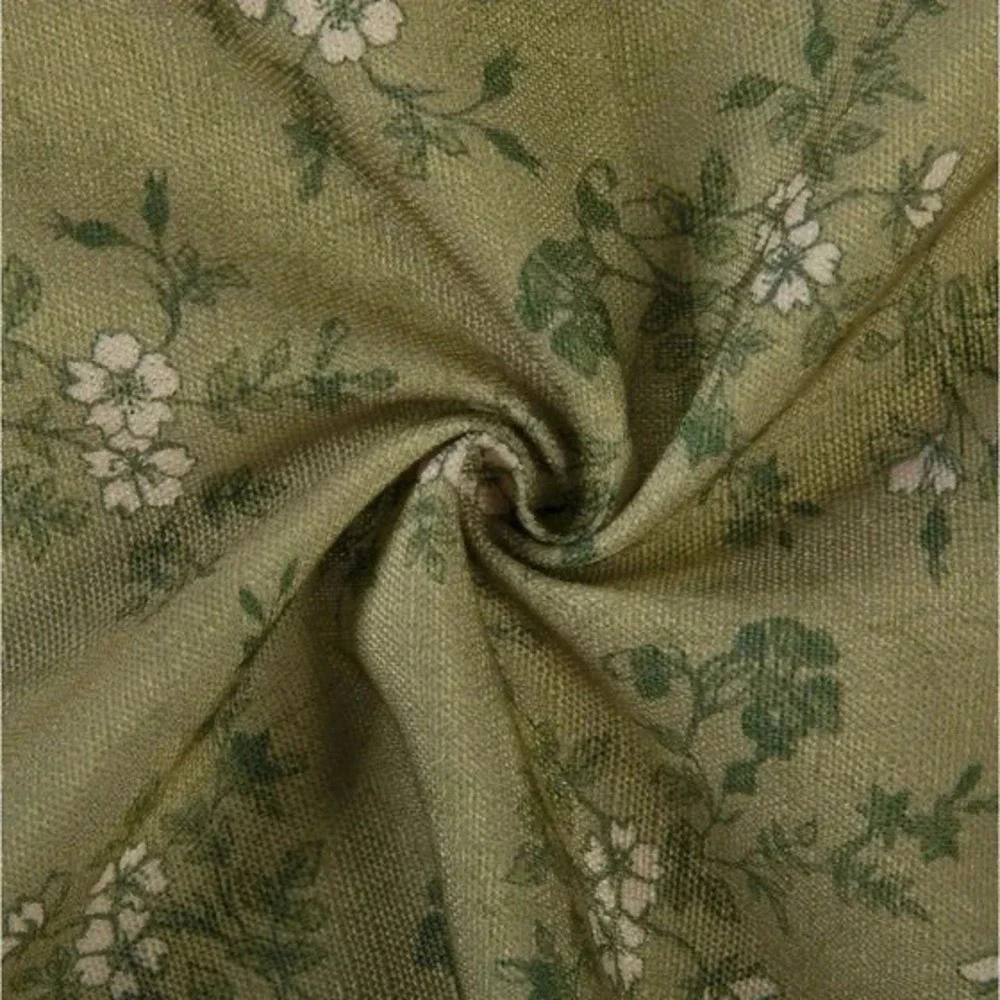 TWOPAGES Sara Le Print‎ Linen Drapery Pleated SL-J4 Ivy Brown 26